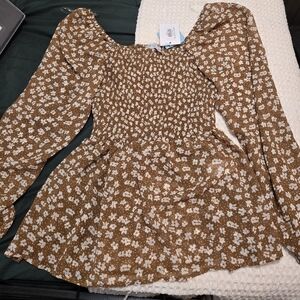 Floral Long Sleeve Blouse